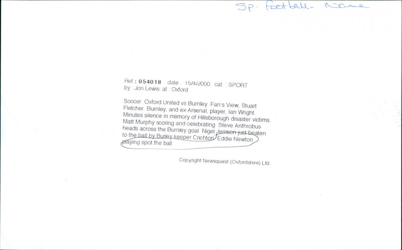 Eddie newton - Vintage Photograph