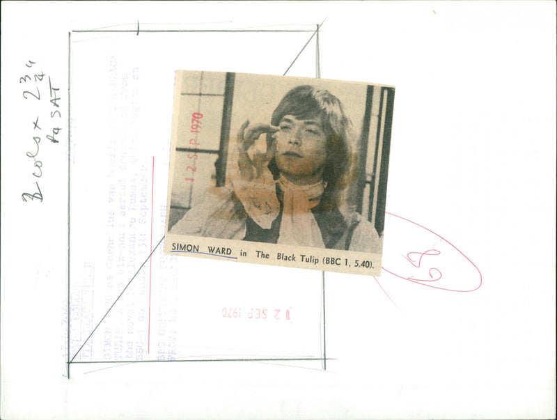 Simon Ward - Vintage Photograph