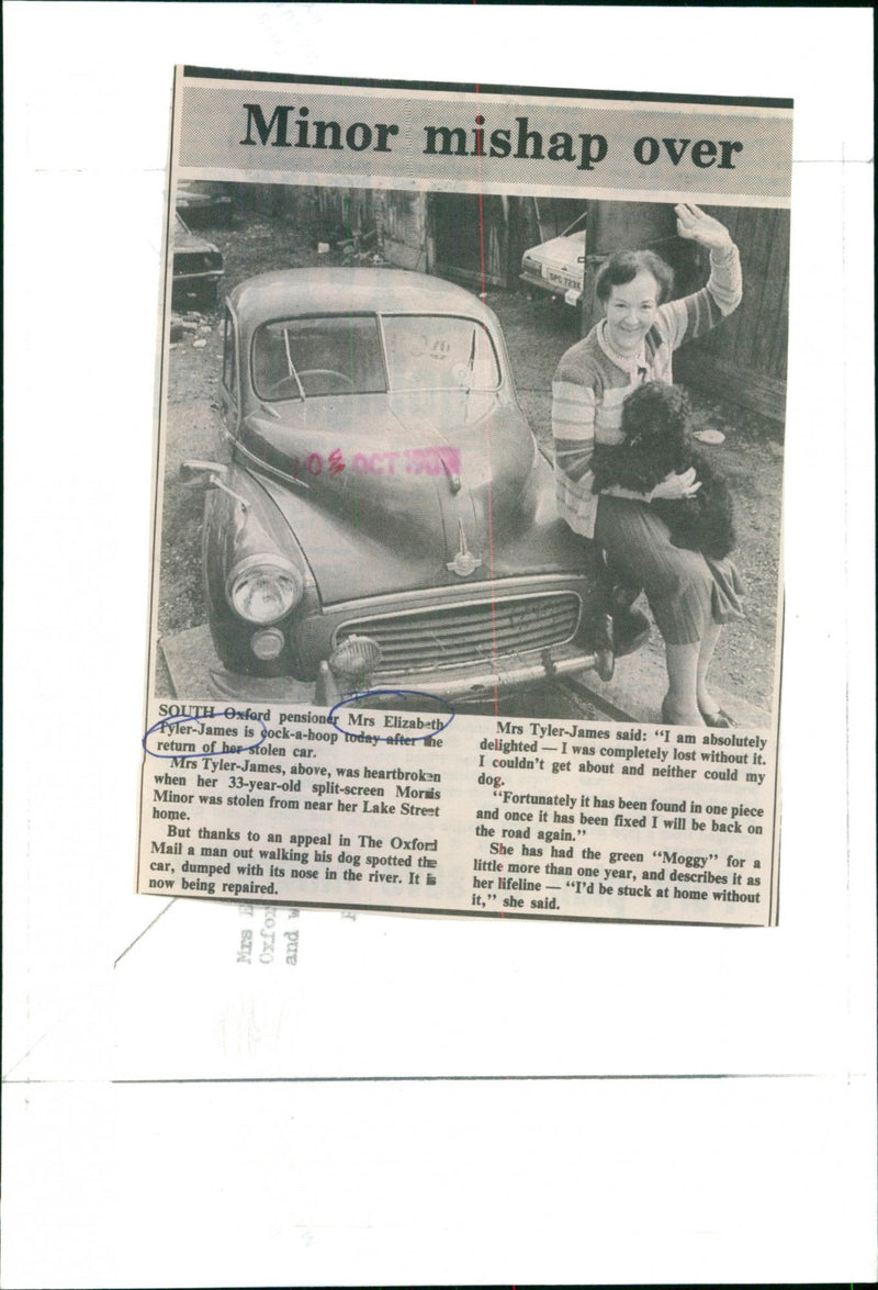 Mrs. Elizabeth Tyler-James - Vintage Photograph