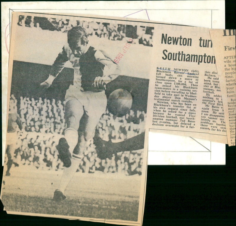 Keith Newton - Vintage Photograph