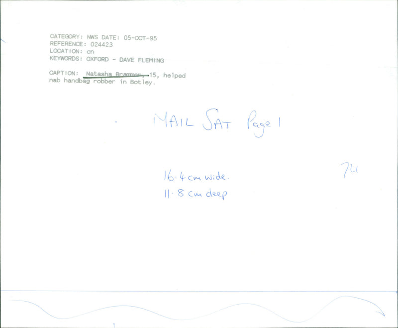 Natasha Brammer - Vintage Photograph