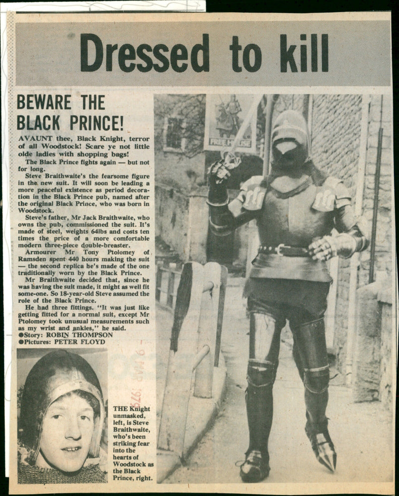 Steve Braithwaite - Vintage Photograph