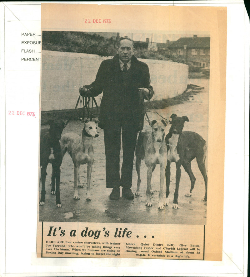 Joe Farrand - Vintage Photograph