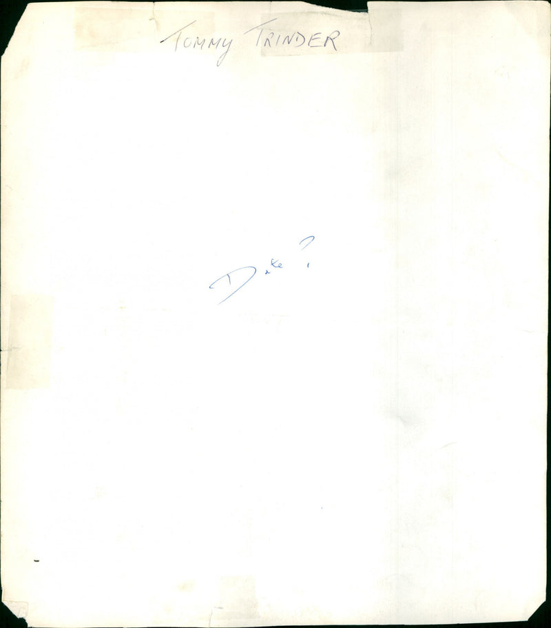 Tommy Trinder - Vintage Photograph