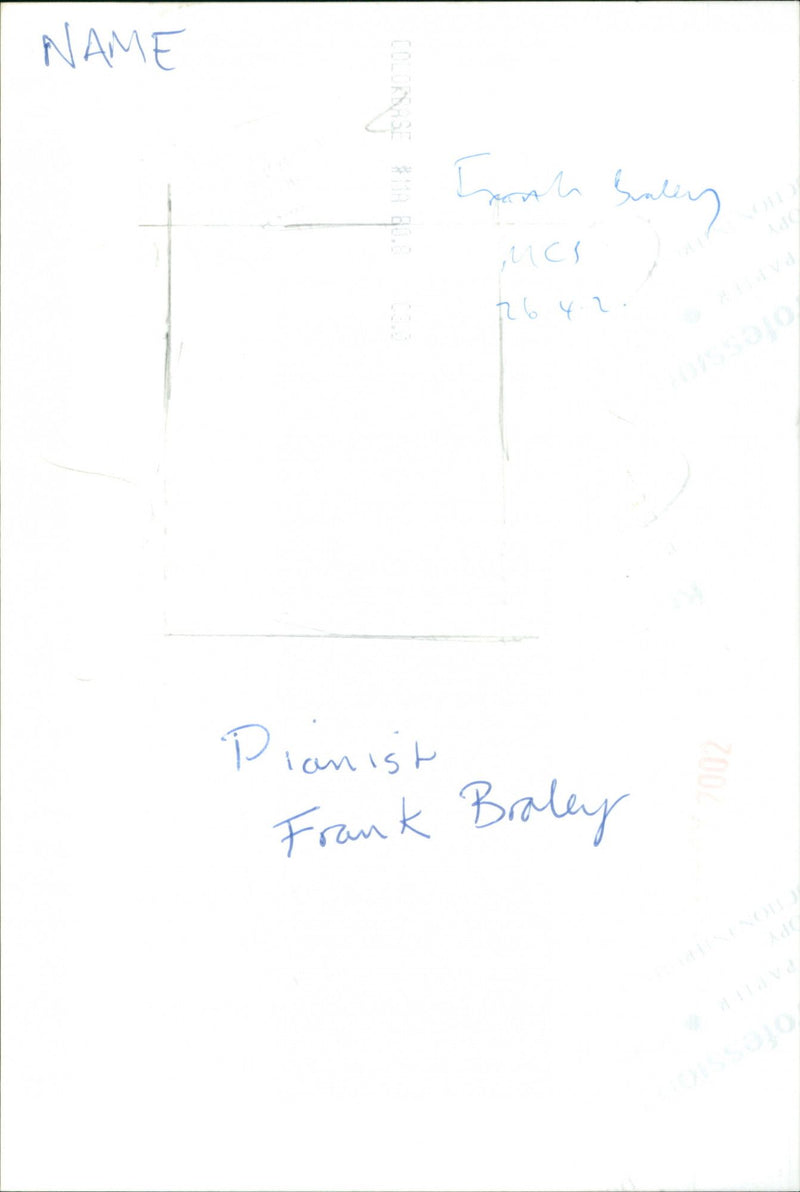 Frank Braley - Vintage Photograph