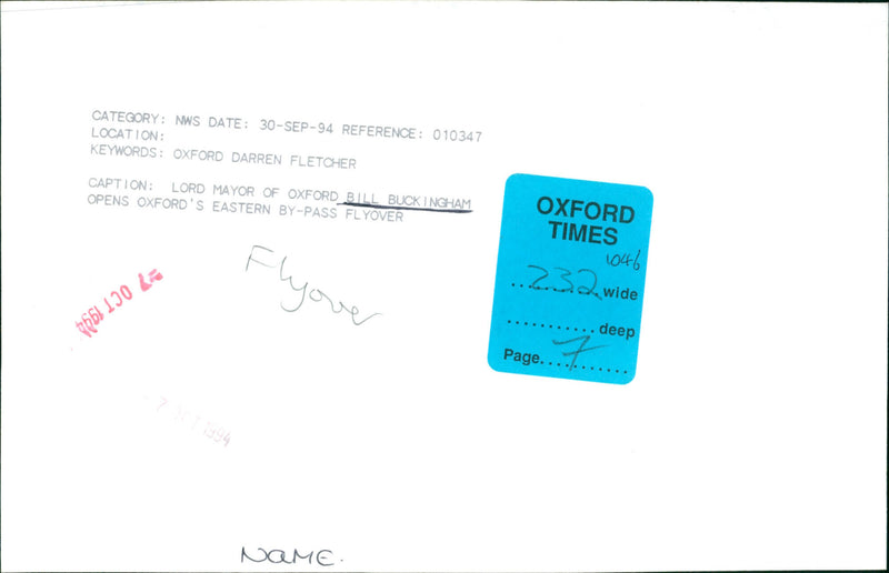 Bill Buckingham - Vintage Photograph