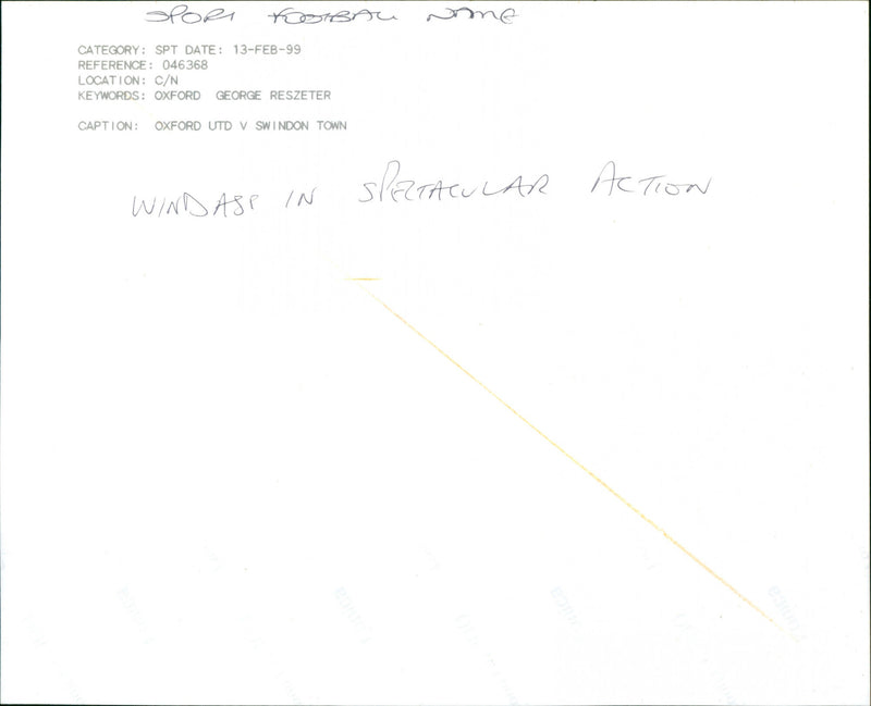 Dean Windass - Vintage Photograph