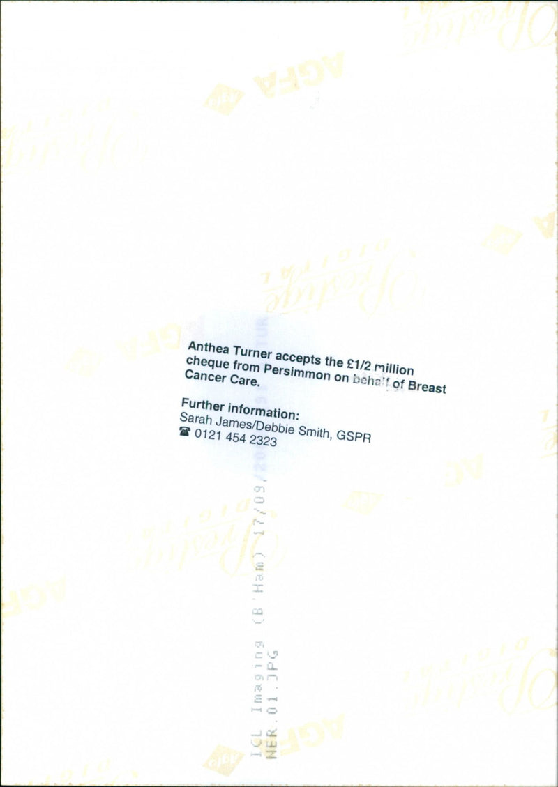 Anthea Turner - Vintage Photograph