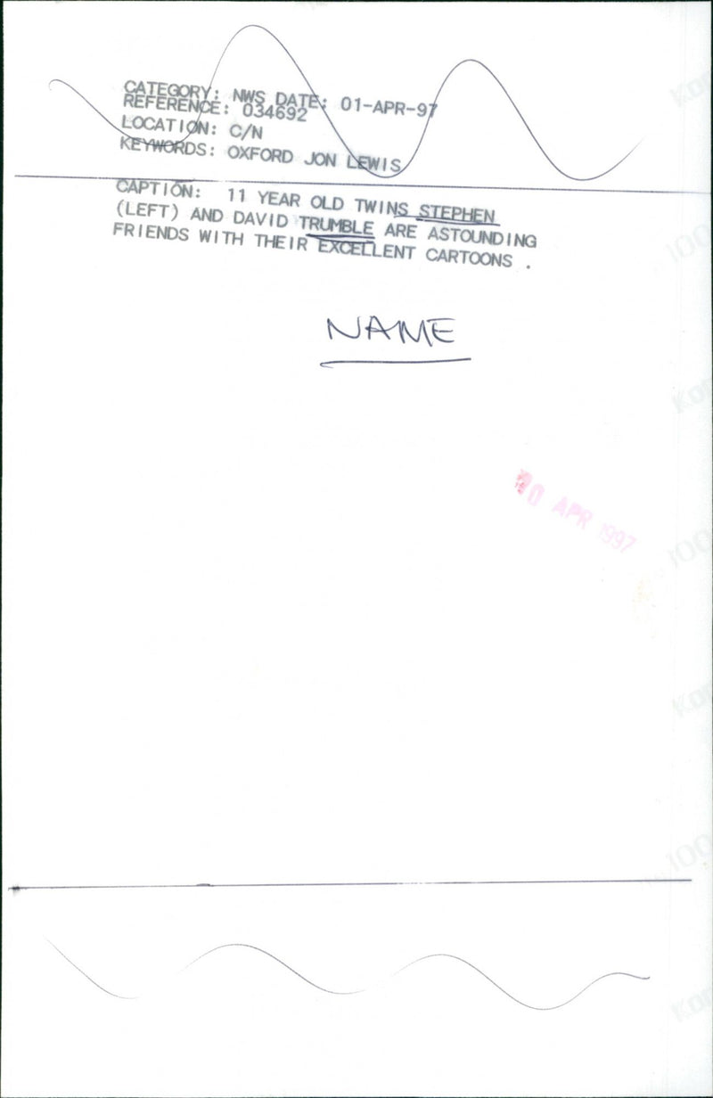 Stephen Trumble - Vintage Photograph