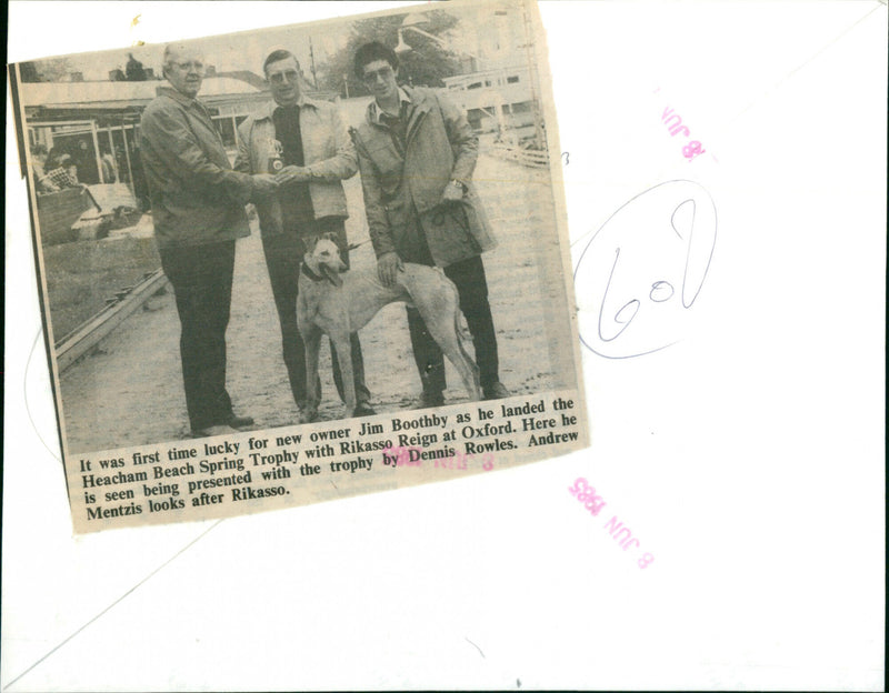 Jim Boothby, Dennis Rowles, Andrew Mentyis - Vintage Photograph