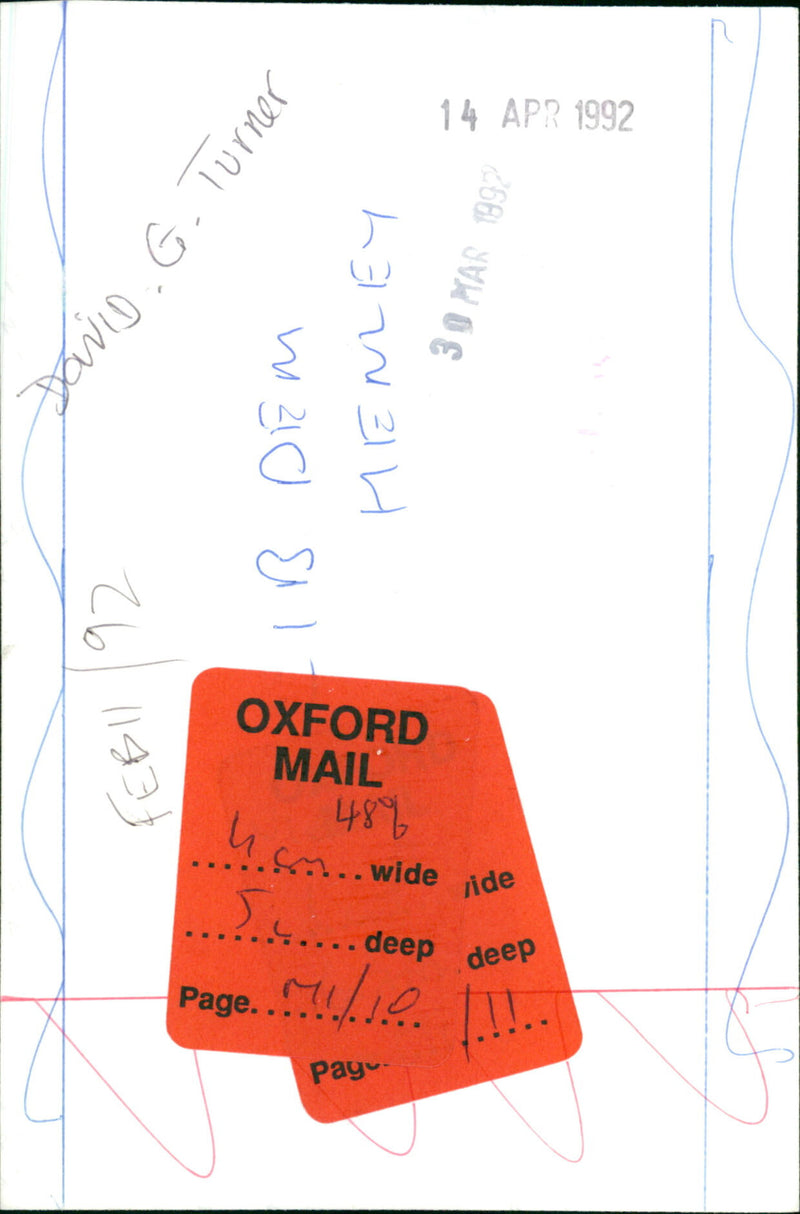 David G. Turner - Vintage Photograph