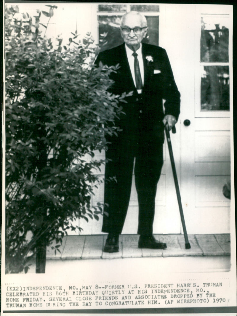 Harry S. Truman - Vintage Photograph