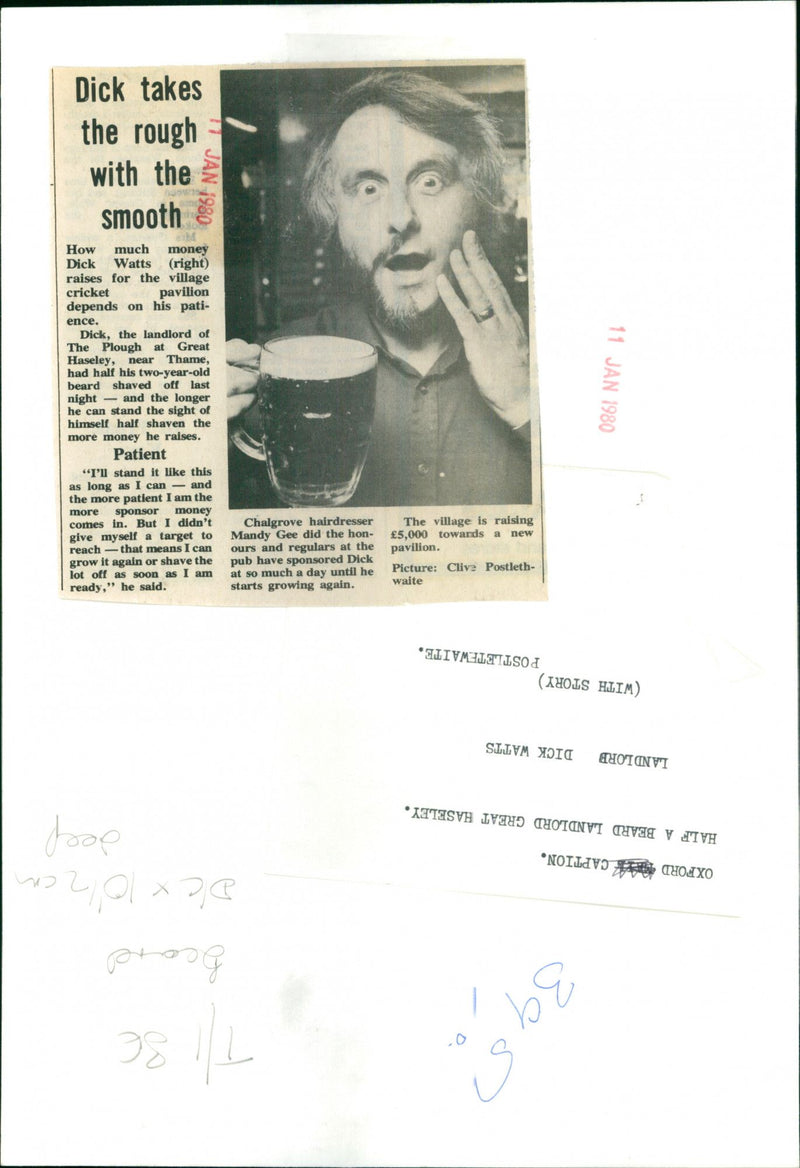 Dick Watts - Vintage Photograph