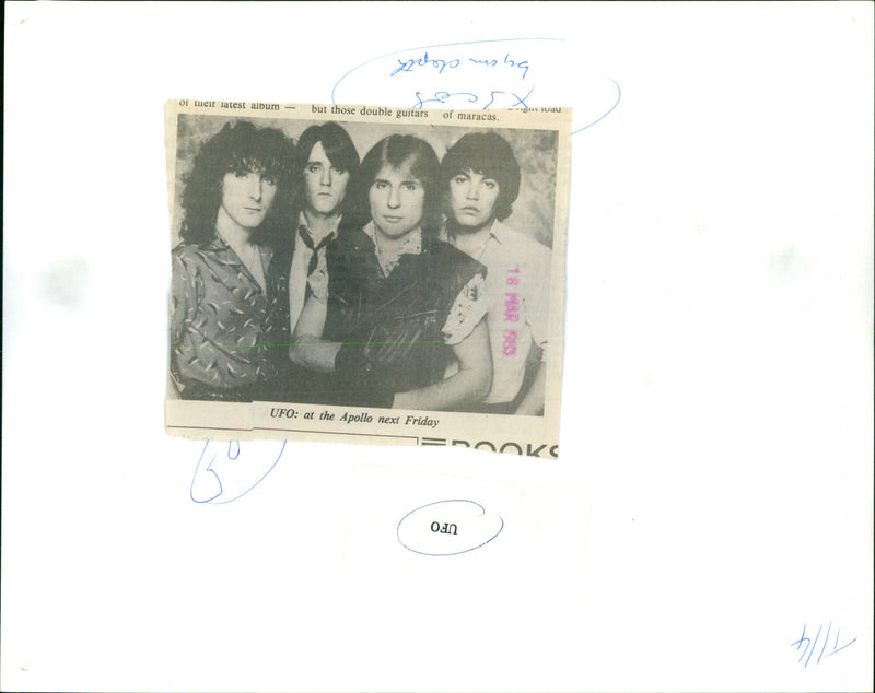 UFO - Vintage Photograph