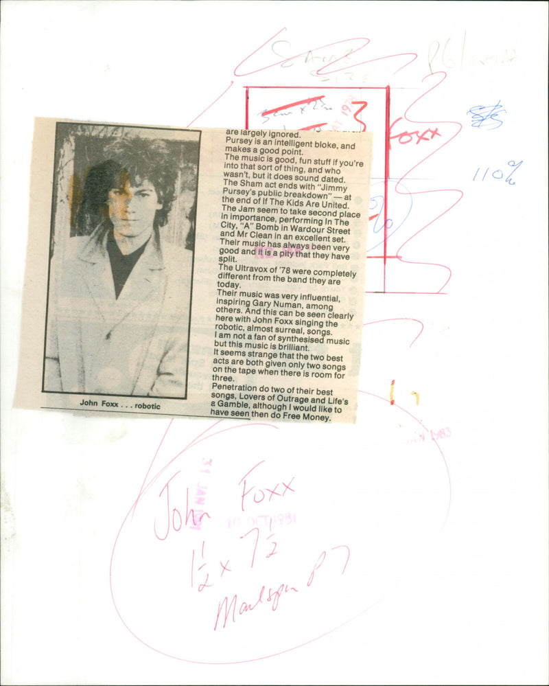 Ultravox - Vintage Photograph