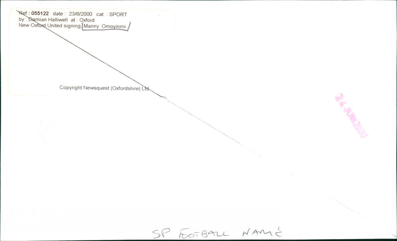 Manny Omoyinmi - Vintage Photograph