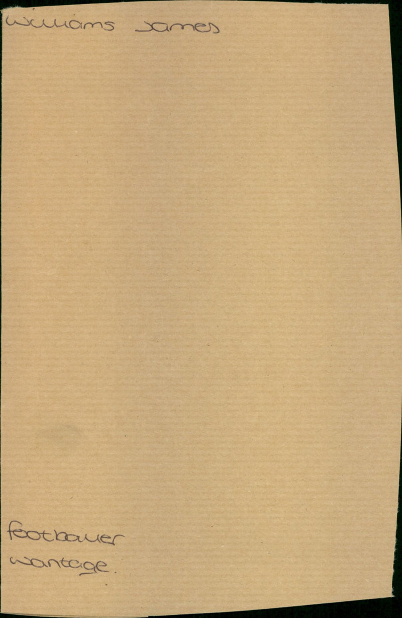 Williams James - Vintage Photograph