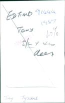 Tony Tysome - Vintage Photograph