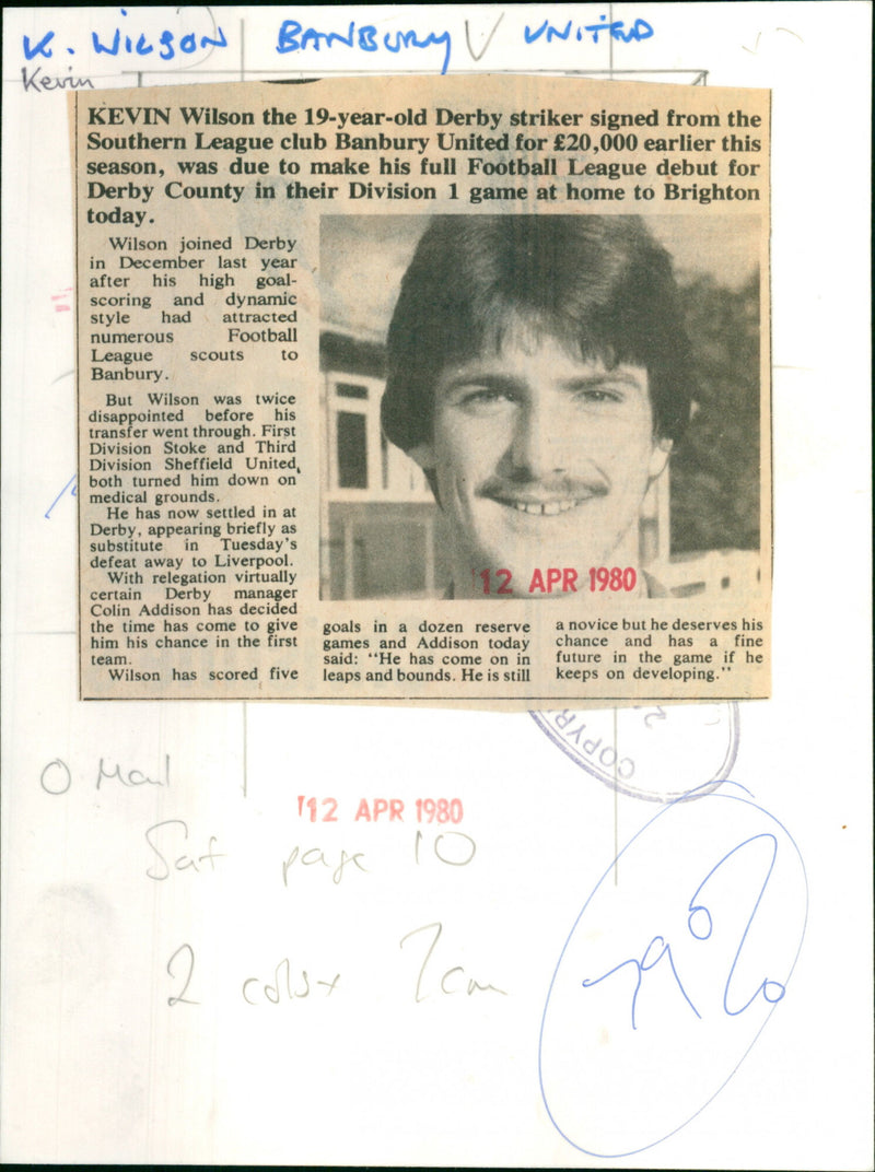 Kevin Wilson - Vintage Photograph