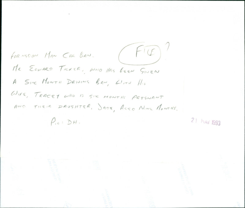 Edward Tucker - Vintage Photograph