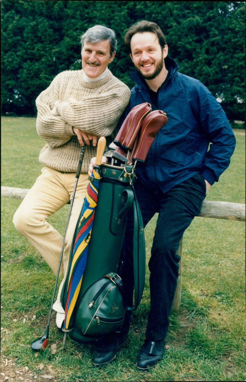 Jimmy Hill and Kevin Whately - Vintage Photograph