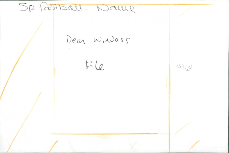 Dean Windass - Vintage Photograph