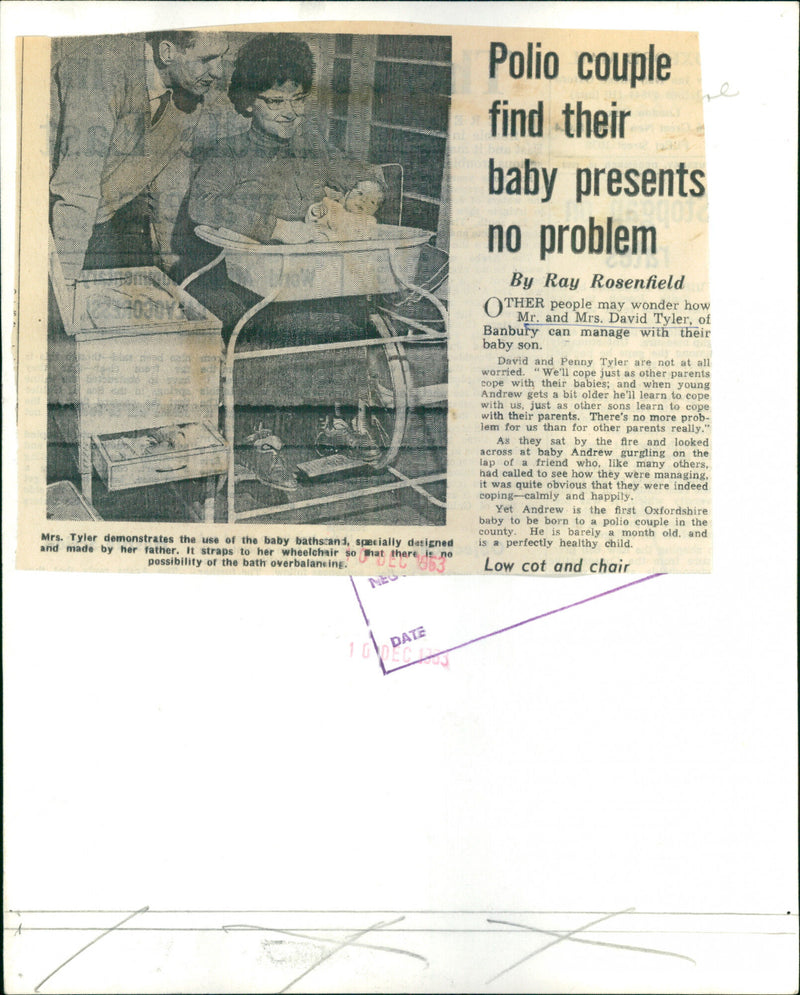 Mr. and Mrs. Tyler - Vintage Photograph