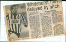 Billy Whitehurst - Vintage Photograph