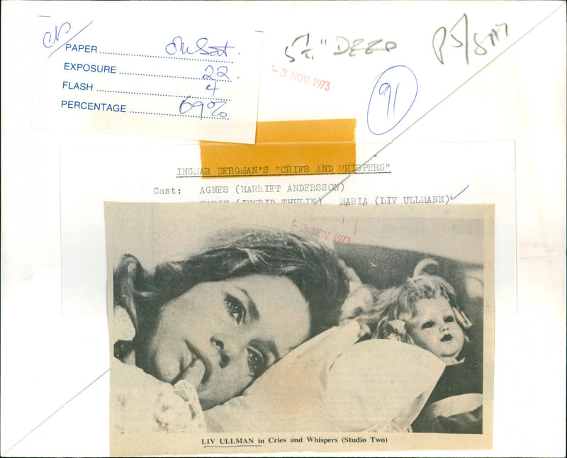 Liv Ullman - Vintage Photograph