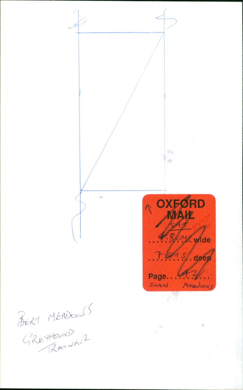 Bert Meadows - Vintage Photograph