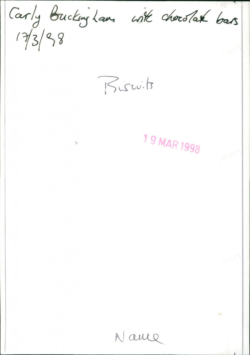 Carly Buckingham - Vintage Photograph