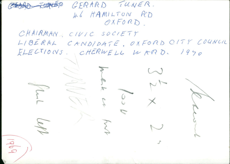 Gerard Turner - Vintage Photograph