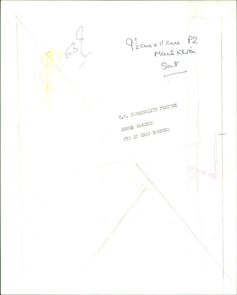 James Warwick - Vintage Photograph