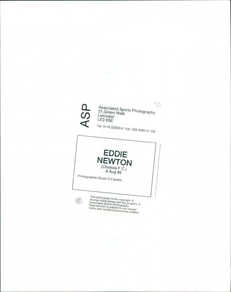 Eddie Newton - Vintage Photograph