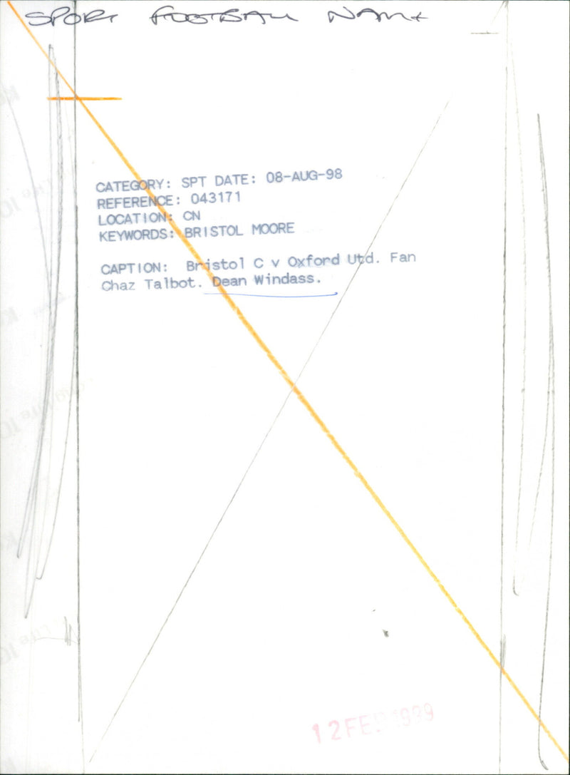 Dean Windass - Vintage Photograph