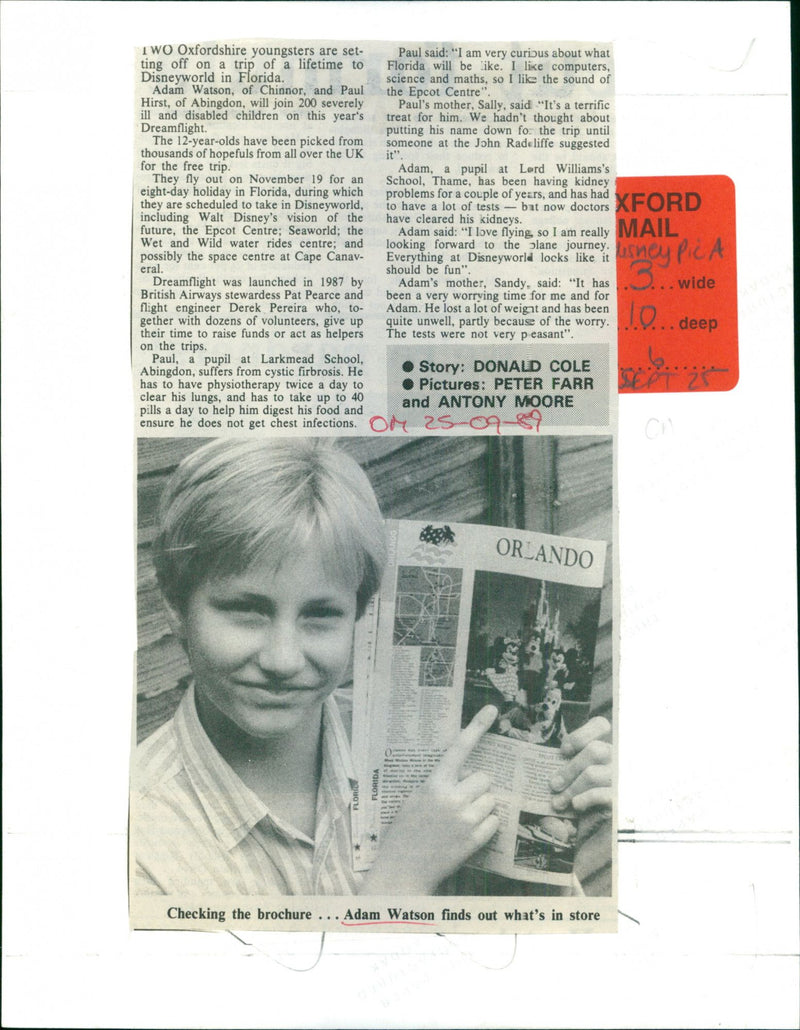 Adam Watson - Vintage Photograph