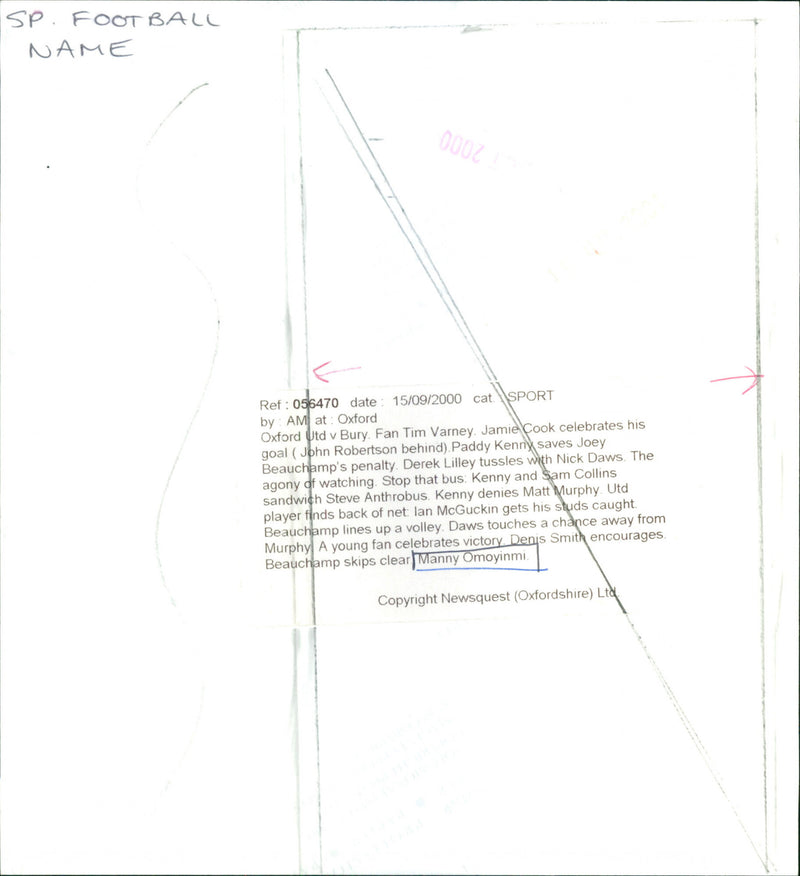 Manny omoyinmi - Vintage Photograph