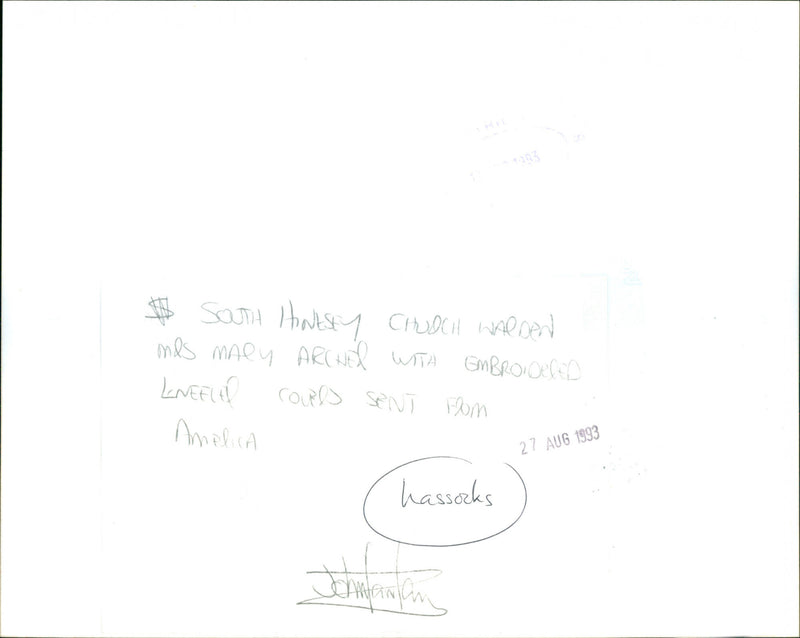 Mary Archer - Vintage Photograph