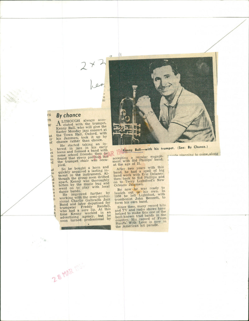 Kenny Ball - Vintage Photograph