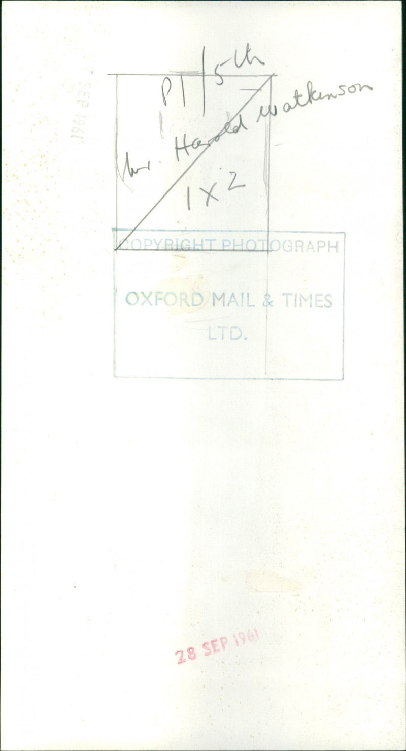 Harold Watkinson - Vintage Photograph