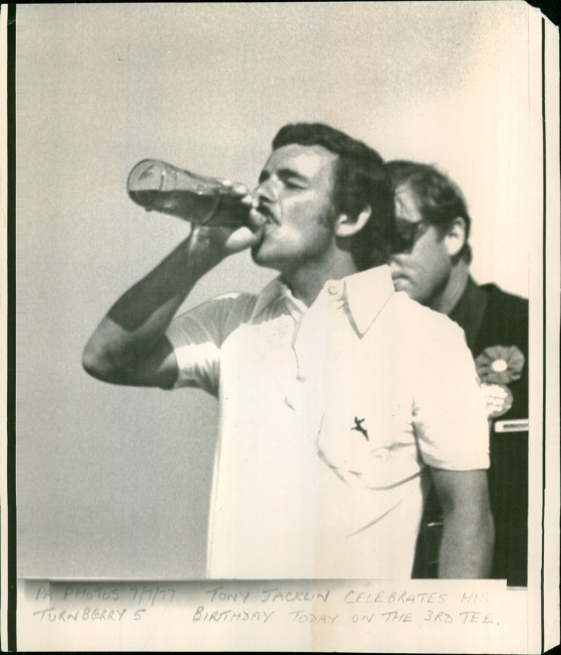 Tony Jacklin - Vintage Photograph