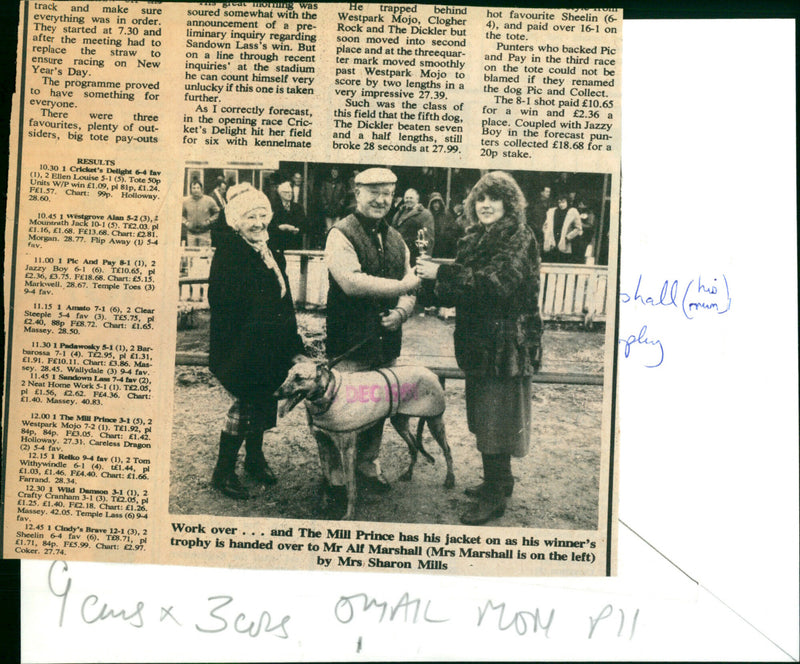 Alf Marshall - Vintage Photograph