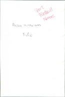 Dean Windass - Vintage Photograph