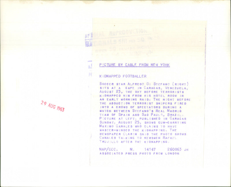 Alfredo Di Stefano - Vintage Photograph