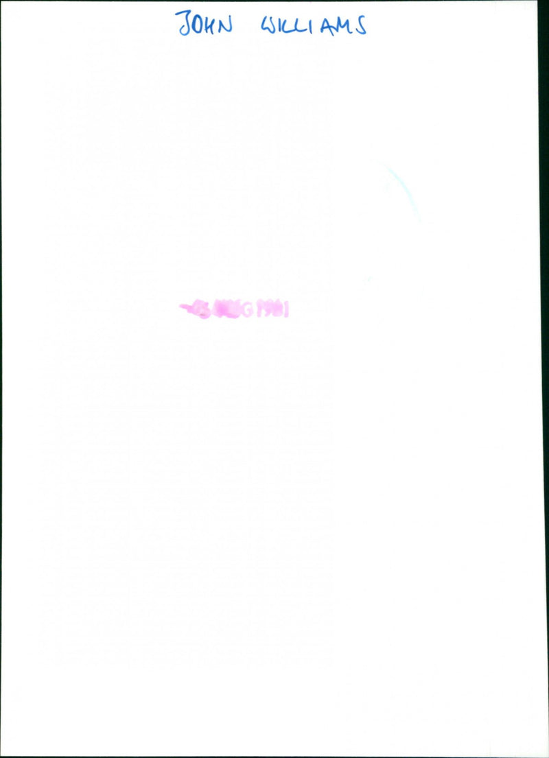 John Williams - Vintage Photograph