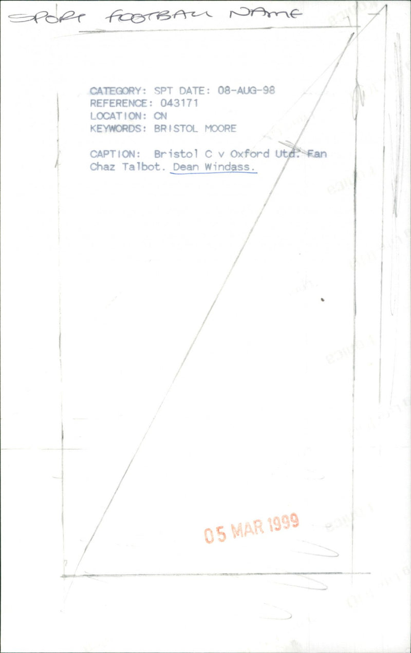 Dean Windass - Vintage Photograph