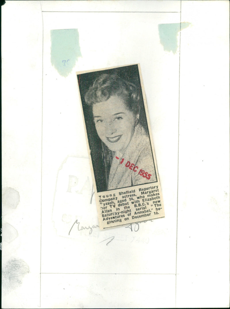 Margaret Tyzach - Vintage Photograph