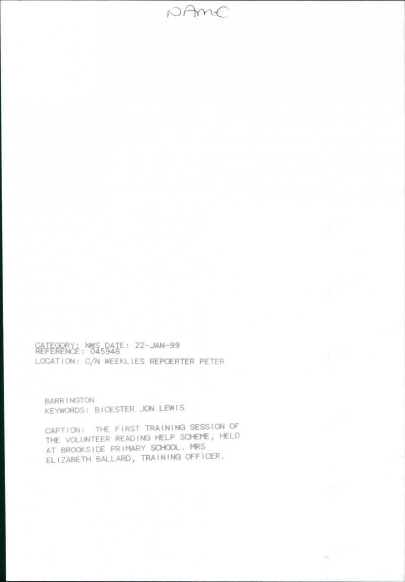 Elizabeth Ballard - Vintage Photograph