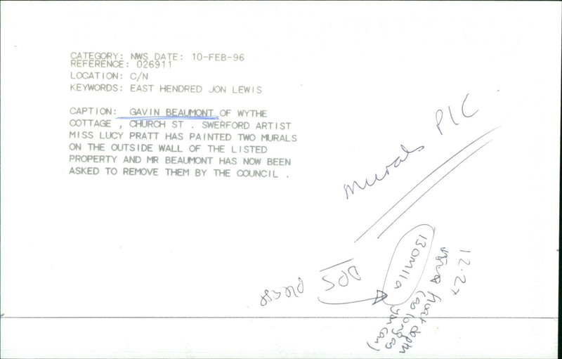 Gavin Beaumont - Vintage Photograph