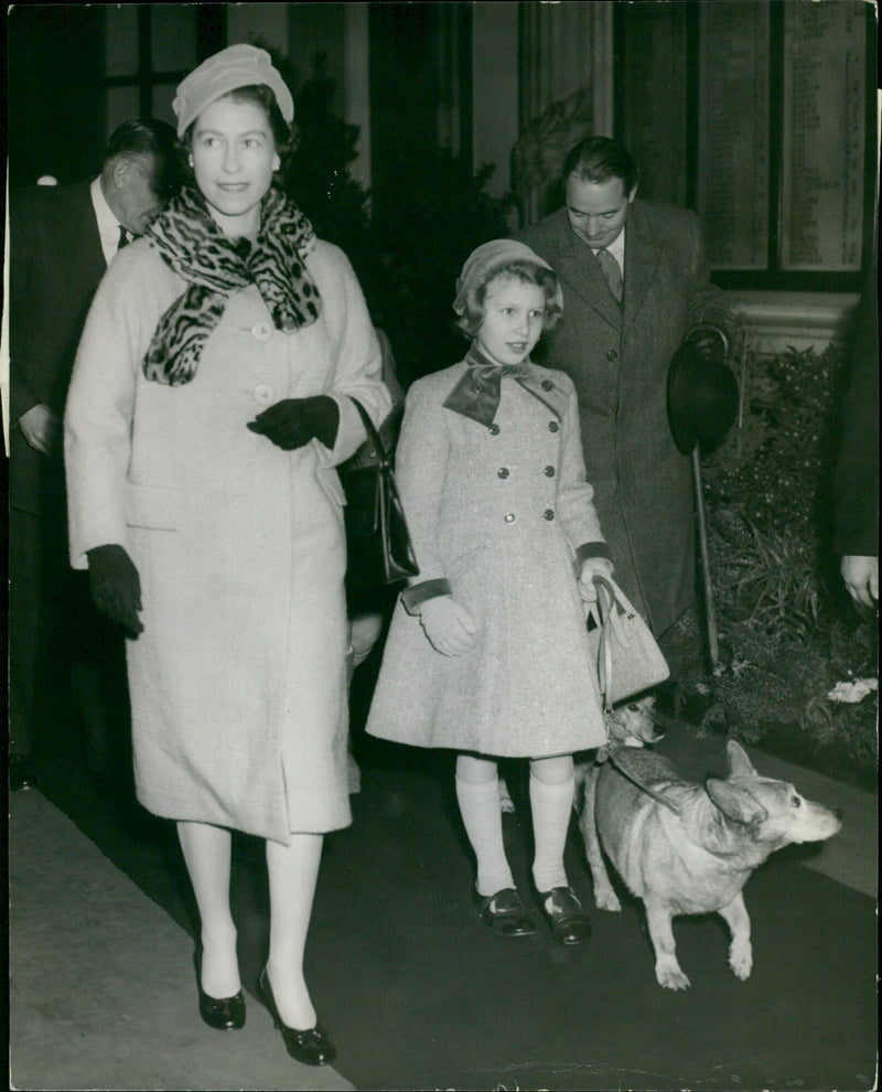 The Queen & Princess Anne - Vintage Photograph